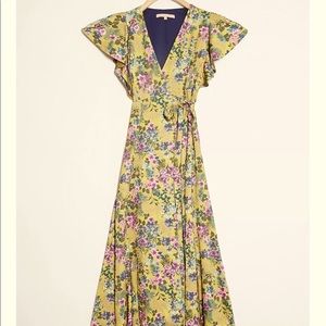 NWOT Anthropologie Pietrina Hutch Maxi Wrap Dress